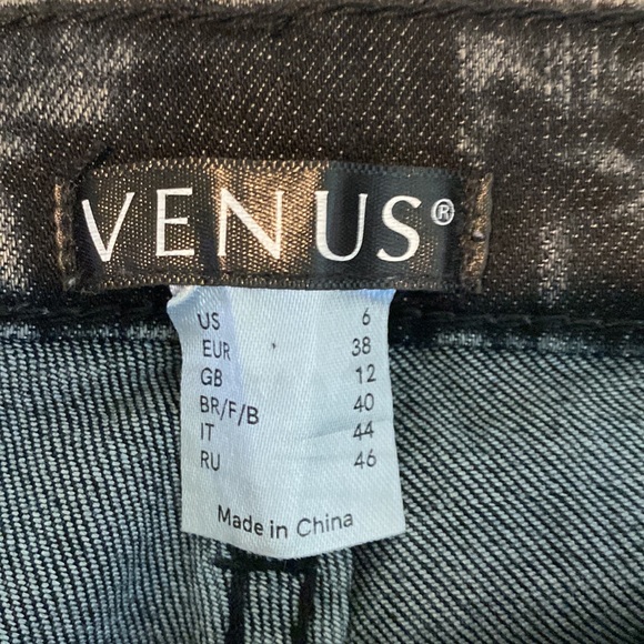 Venus Flare Jeans with Pearl Detailing - Picture 6 of 8